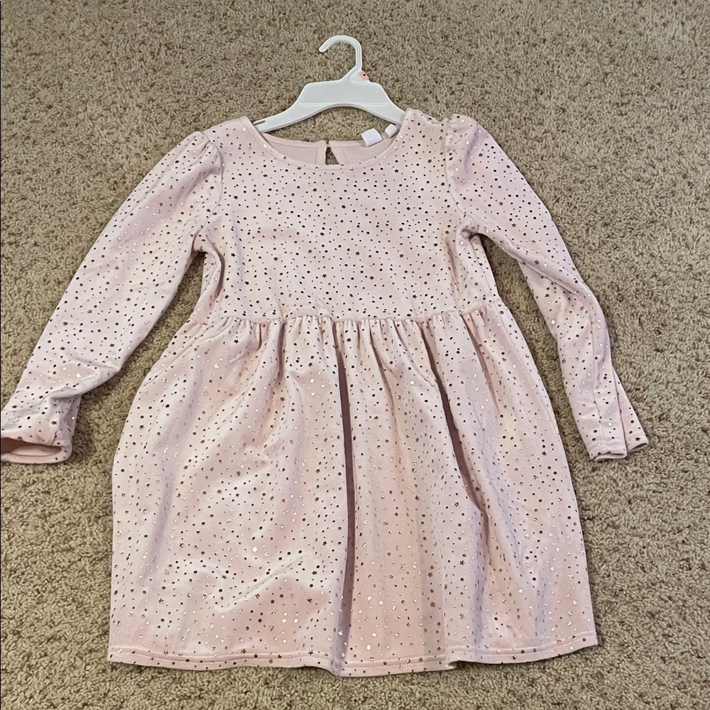 GAP Girls' Pink Long-Sleeve Party Dress worn once!